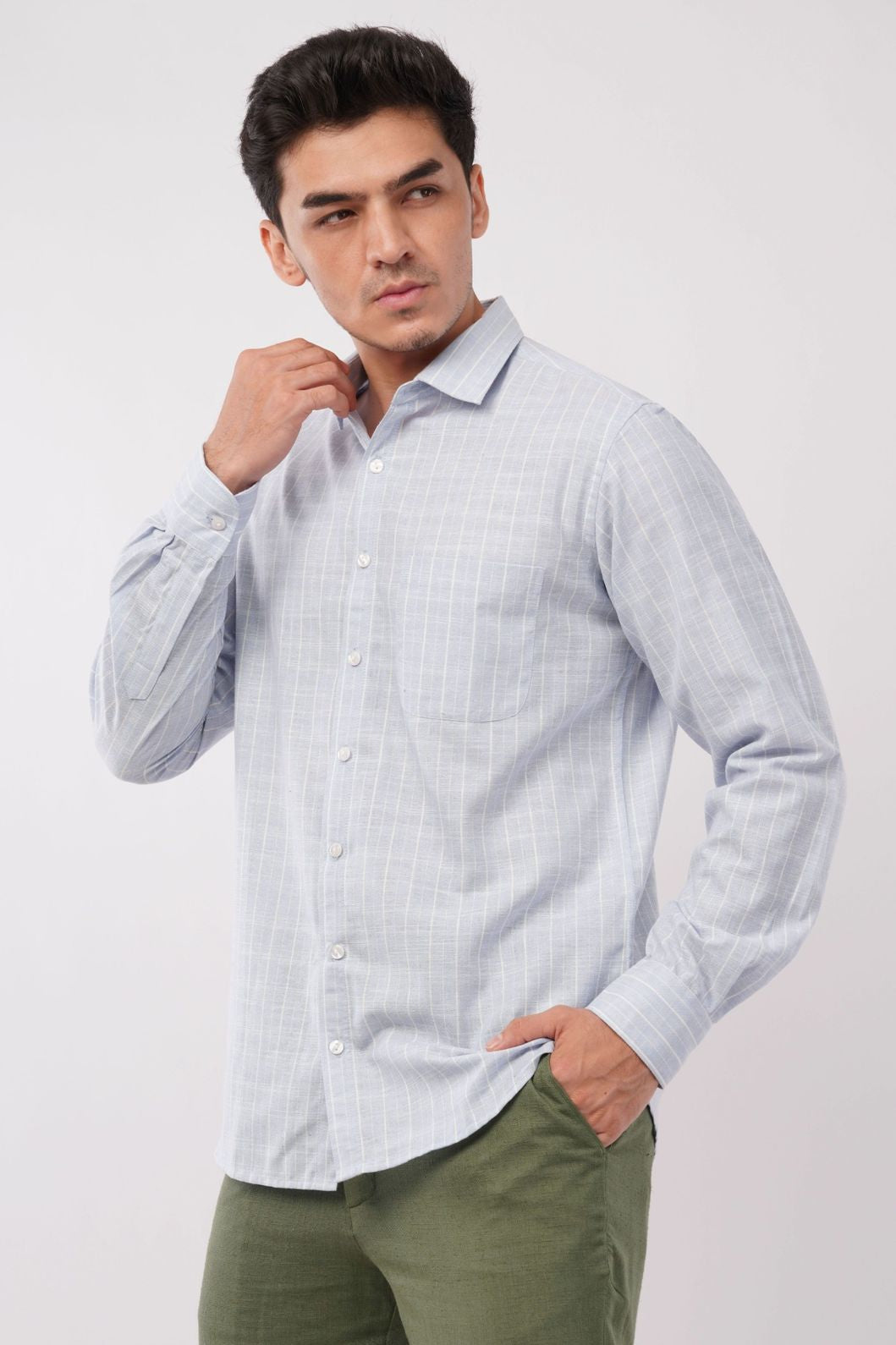 Mens Horizon Cotton Blend Shirt