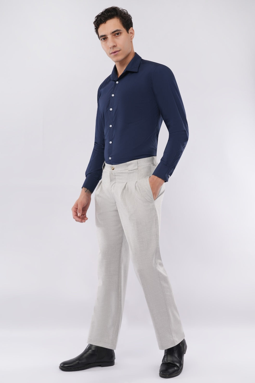 Everyday performance pleat pants