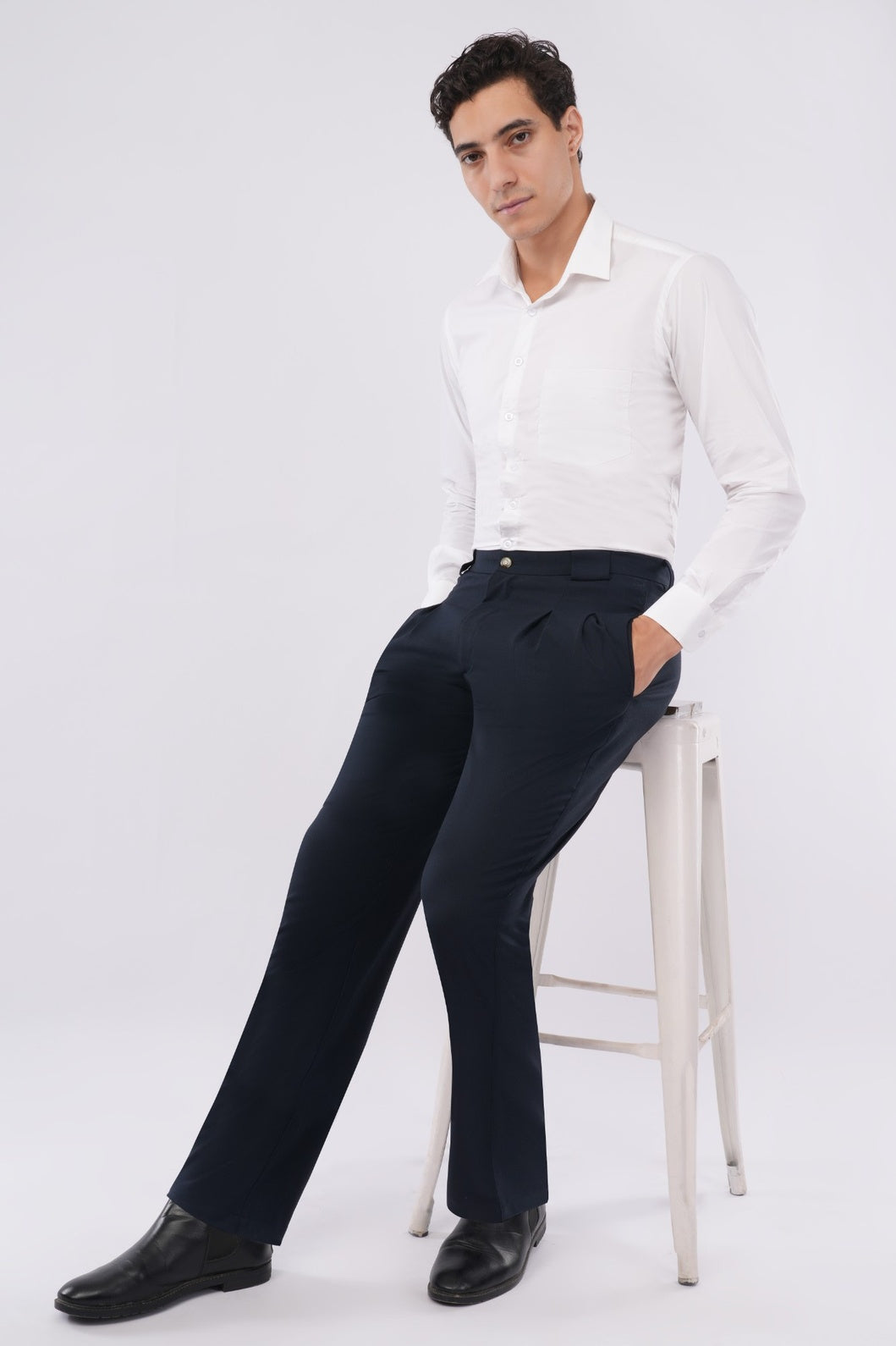 Everyday performance pleat pants