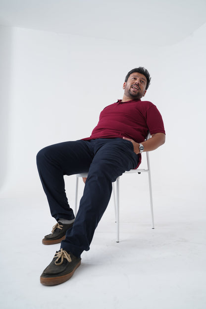 Men's cotton chinos - natural fabric smart casual trousers for men - breathable everyday workwear India - size inclusive S to 5XL - premium cotton basics - Tofflane India
Men's cotton chinos styled full look -everyday smart casual workwear India - natural fabric men's trousers - size inclusive S to 5XL - Tofflane clothes worth keeping
Men's cotton chinos front view - breathable natural fabric office wear India - size inclusive men's pants - premium basics under ₹1500 - Tofflane India