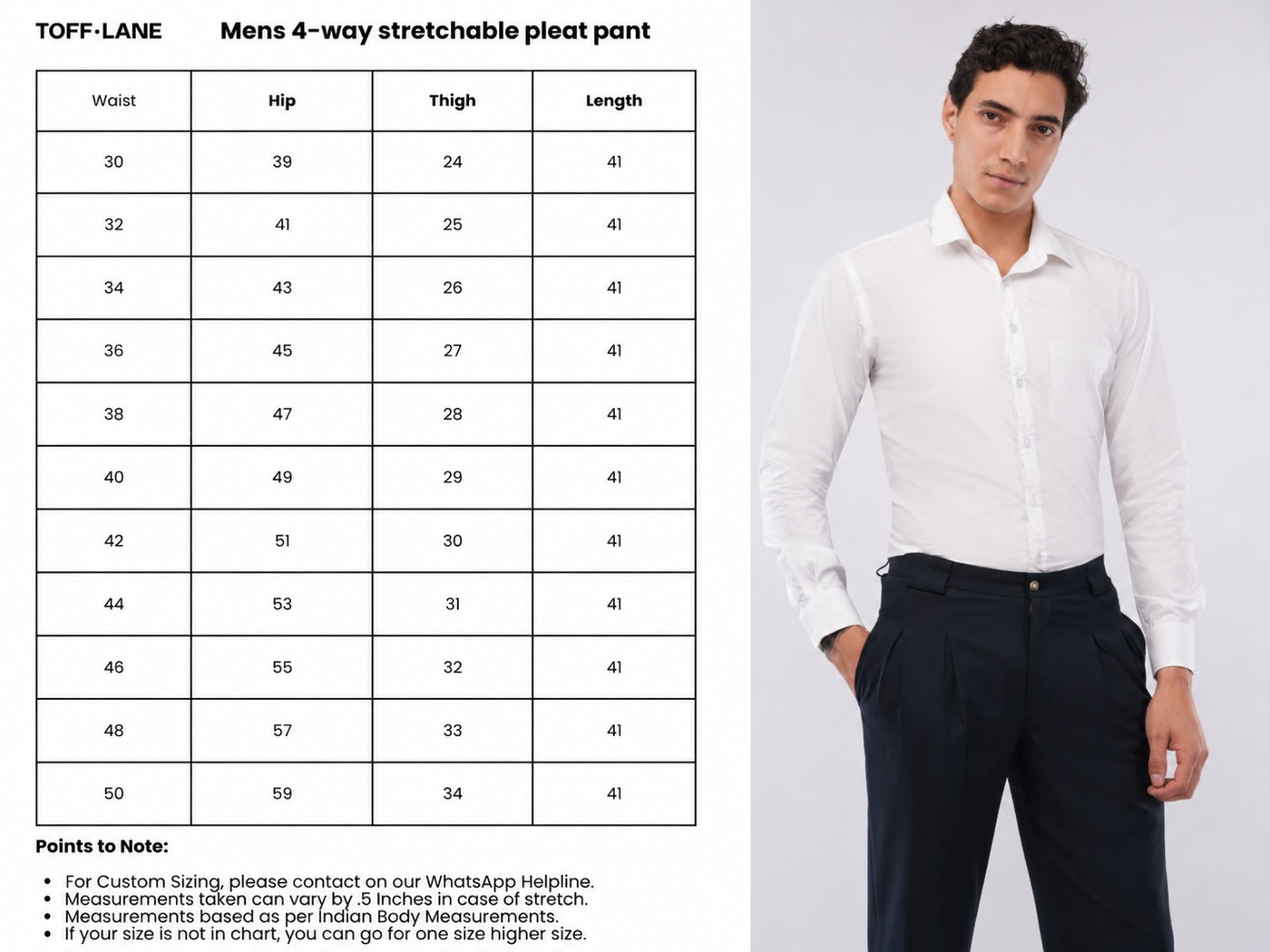 Everyday performance pleat pants