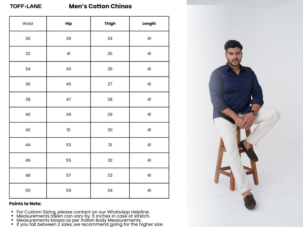 Men's Cotton Chinos