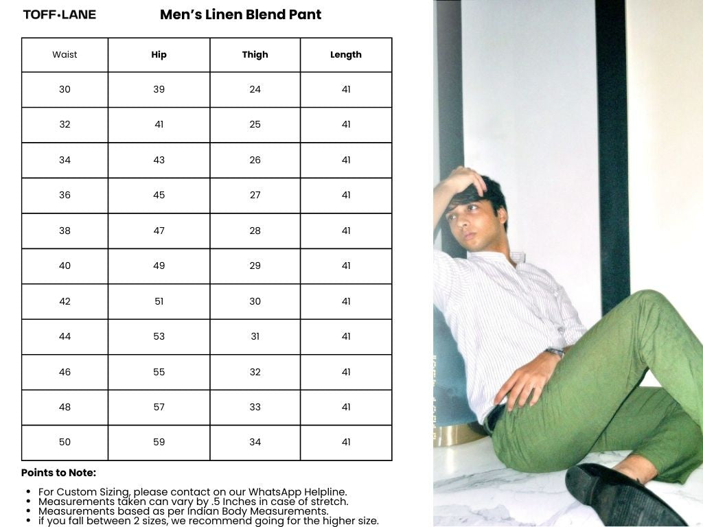 Men's Linen Blend Trouser